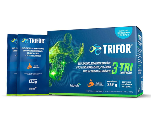 Suplemento Alimentar Trifor Sabor Tangerina 30 Sachês