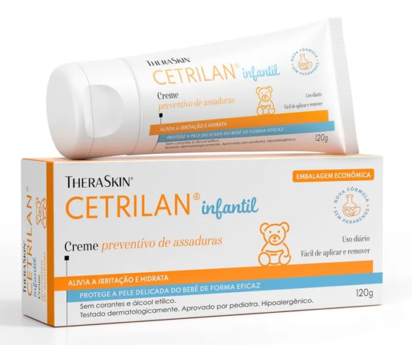 Cetrilan Creme Protetor TheraSkin Previne Assaduras 120g